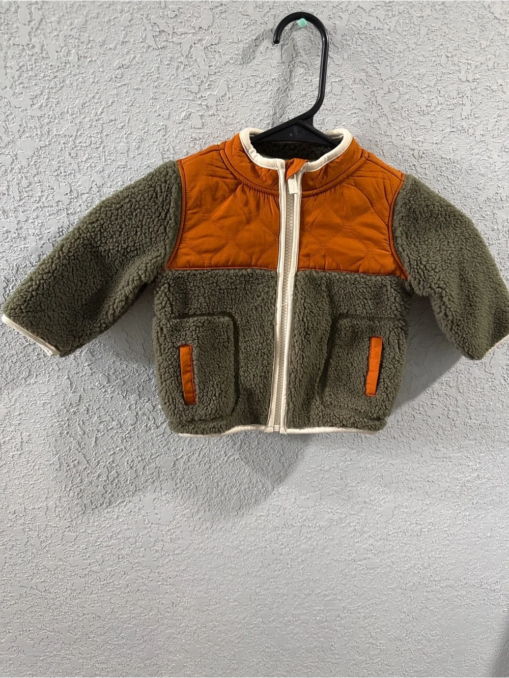 Old Navy Olive Green Sherpa Jacket